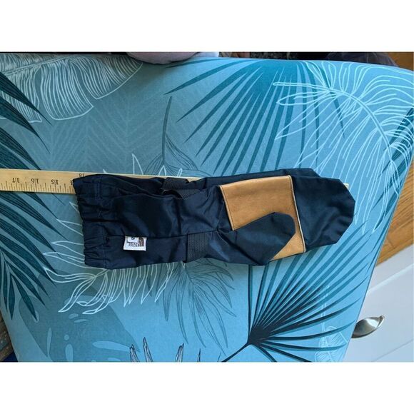 NEW The North Face Blue Leather Palm Waterproof Shell Mitten Gloves 1970 RARE - Picture 5 of 5